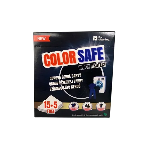 COLOR SAFE Ubrousky na praní,  Black protect, 20 ks